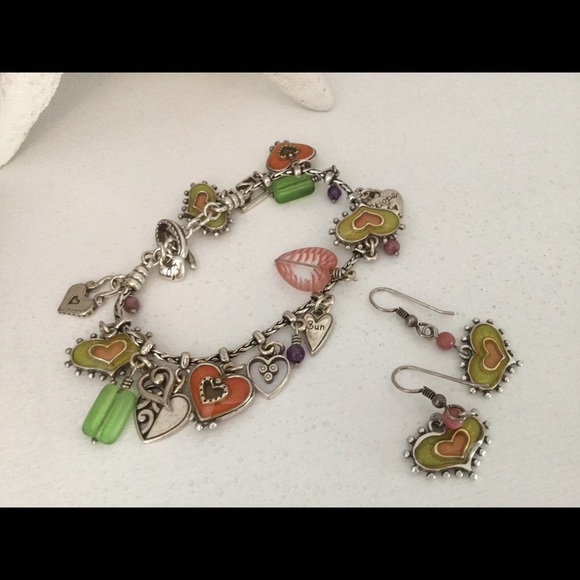Retired Brighton Bracelet and Earrings - Picture 4 of 7